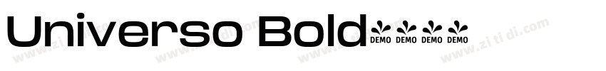 Universo Bold字体转换